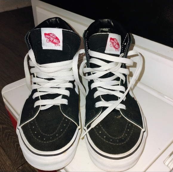 Customs Checkerboard Roses Sk8-Hi Size 7 - Picture 2 of 9